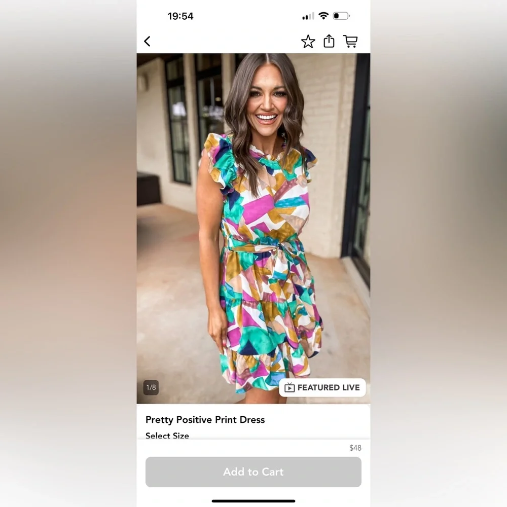 Multicolored Dress - Picture 4 of 5